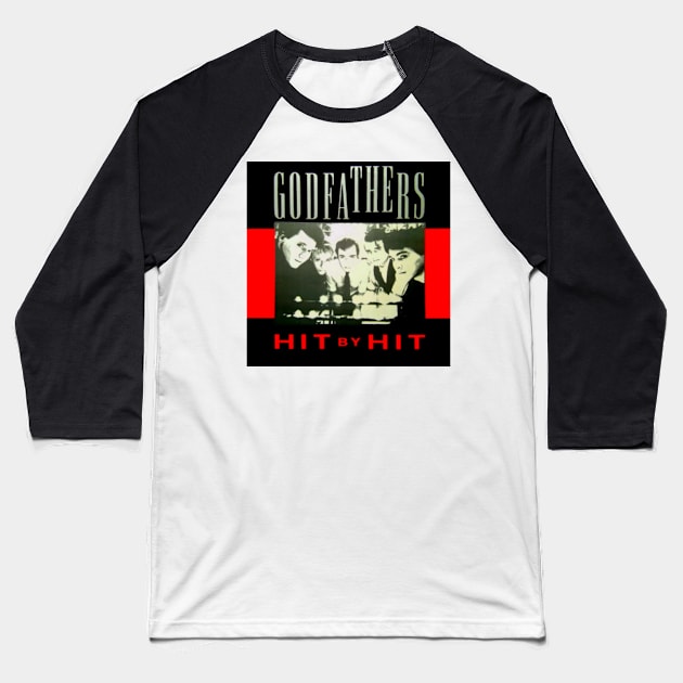 Hit By Hit 1986 Throwback Punk Alternative Baseball T-Shirt by AlternativeRewind